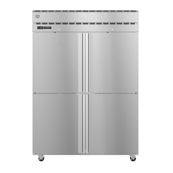 Hoshizaki Refrigerator, Two Section Pass Thru Upright, Half Stainless Doors with Lock PT2A-HS-HS - main
